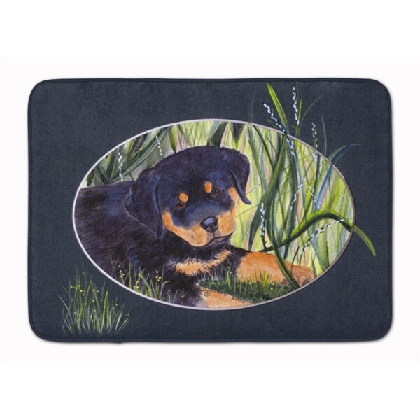 Carolines Treasures Rottweiler Machine Washable Memory Foam Mat SS8053RUG - main